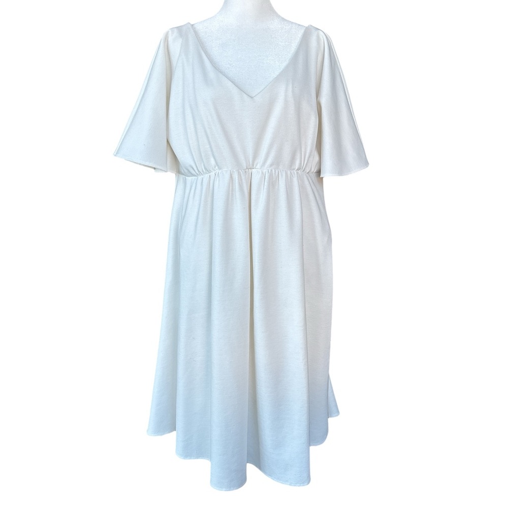 Tiffany Rose Bridal Maternity Dress White 5 (size 12-14)